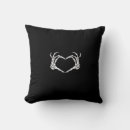 Search for skeleton cushions Heart hands