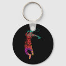 Search for badminton racket key rings Shuttlecock