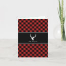 Search for deer head cards red buffalo plaid