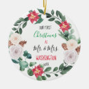 Search for wreath christmas tree decorations Mr and mrs