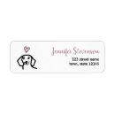 Search for dachshund dog return address labels Doxie
