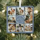 Search for dusty blue christmas tree decorations Mr and mrs