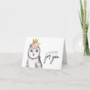 Search for owl note cards Thinking of you