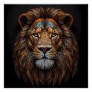 Search for colorful lion art Vibrant