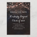 Search for string lights graduation invitations Glitter