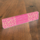 Search for luxury name plates Pink