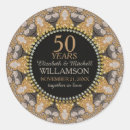 Search for gold 50th anniversary stickers Sparkle