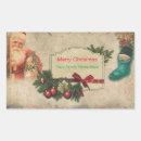 Search for large bow stickers Santa