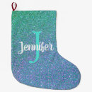 Search for teal blue christmas stockings Glam