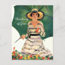 Search for vintage antique elegant woman postcards For her