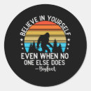 Search for bigfoot believer stickers Retro