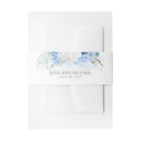 Search for dusty blue invitation belly bands Botanical