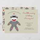 Search for sock monkey invitations Cute