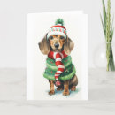Search for doxie christmas cards Daschund