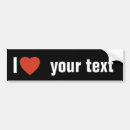 Search for templates bumper stickers Heart