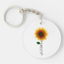 Search for yellow sunshine key rings Sunflower