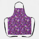 Search for purple floral aprons Hippie