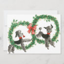 Search for poodle christmas cards Retro