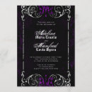 Search for purple gothic wedding invitations Victorian