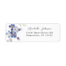 Search for blue and purple return address labels Modern