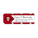 Search for dia de los muertos return address labels Calavera