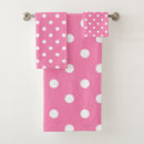 Search for pink white polka dot bath towels Cute