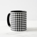 Search for black and white houndstooth mugs Chic