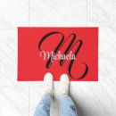 Search for initial doormats Black and white