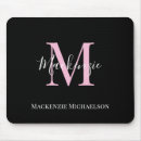 Search for black mouse mats Girly