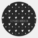 Search for heart patterns stickers For kids