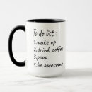Search for to do list mugs Humour
