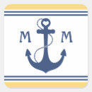 Search for navy blue and yellow wedding stickers Anchor