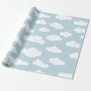 Search for clouds wrapping paper Baby shower