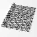 Search for illusion wrapping paper Black