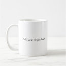 Search for serif mugs Black and white