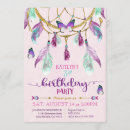 Search for dream catcher birthday invitations Feather