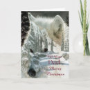 Search for white wolf christmas cards Winter