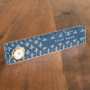 Search for royal blue name plates Fleur de lis