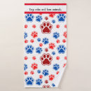 Search for dog paw print bath towels Cat