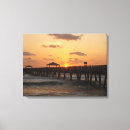 Search for beach pier canvas prints Sunrise