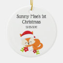 Search for baby fox christmas tree decorations Animal