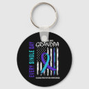 Search for mental depression key rings Black and white