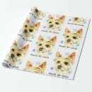 Search for yorkshire terrier wrapping paper Cute