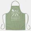 Search for sage green aprons Birthday