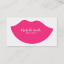 Search for make up artist business cards Lips