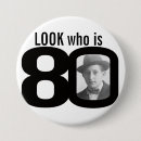 Search for 80th birthday badges Eighty