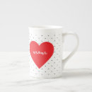 Search for red polka dots mugs Heart