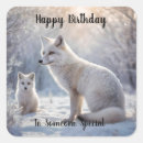 Search for snow fox stickers White