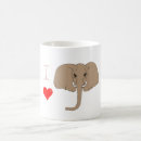 Search for i love elephants mugs Birthday