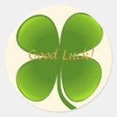 Search for good luck stickers St patricks day